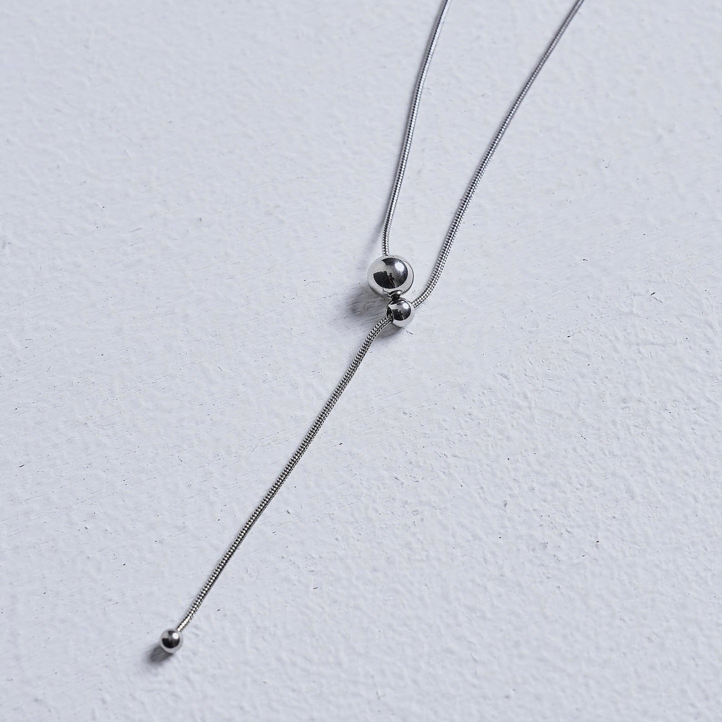 Drop Necklace Silver