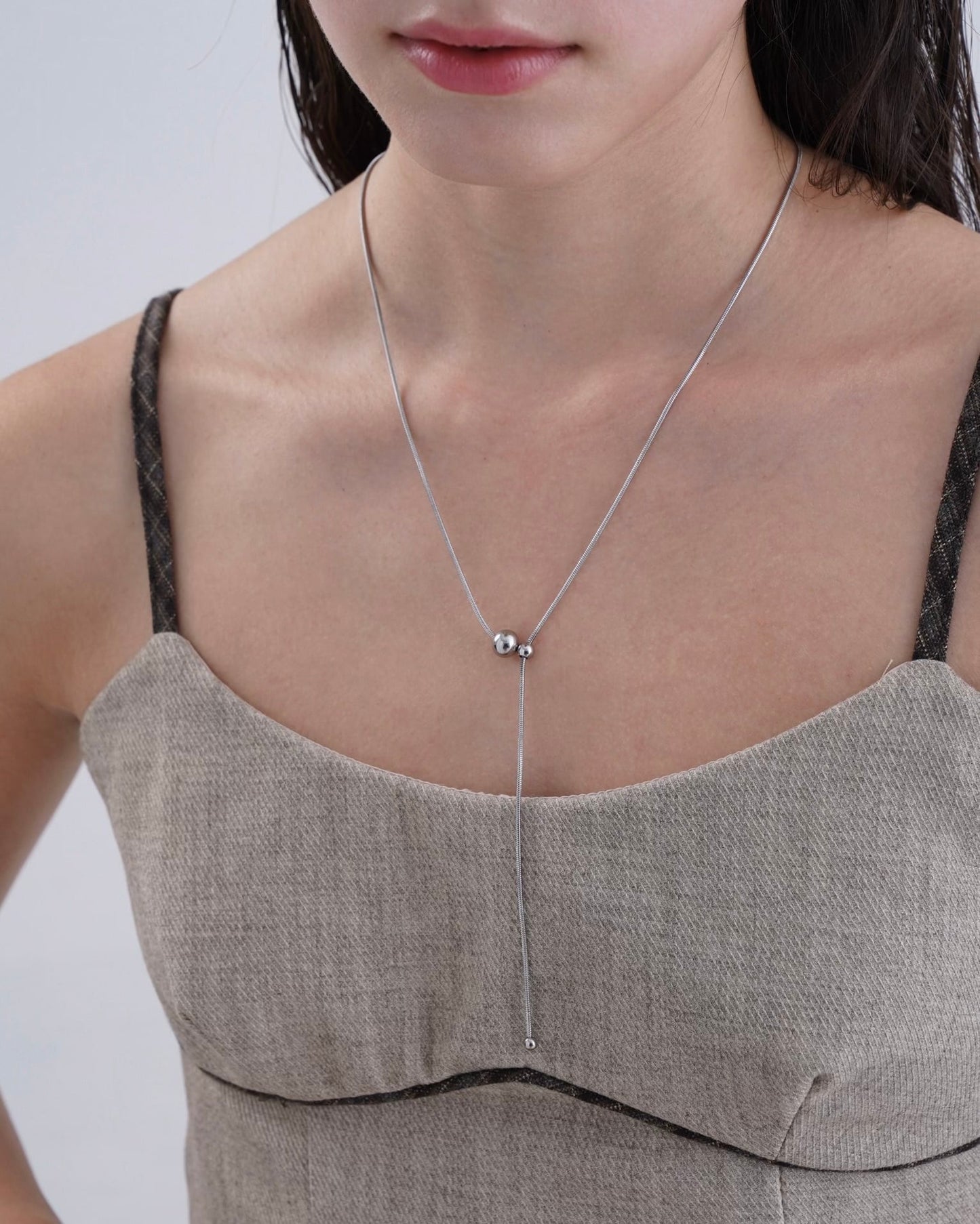 Drop Necklace Silver