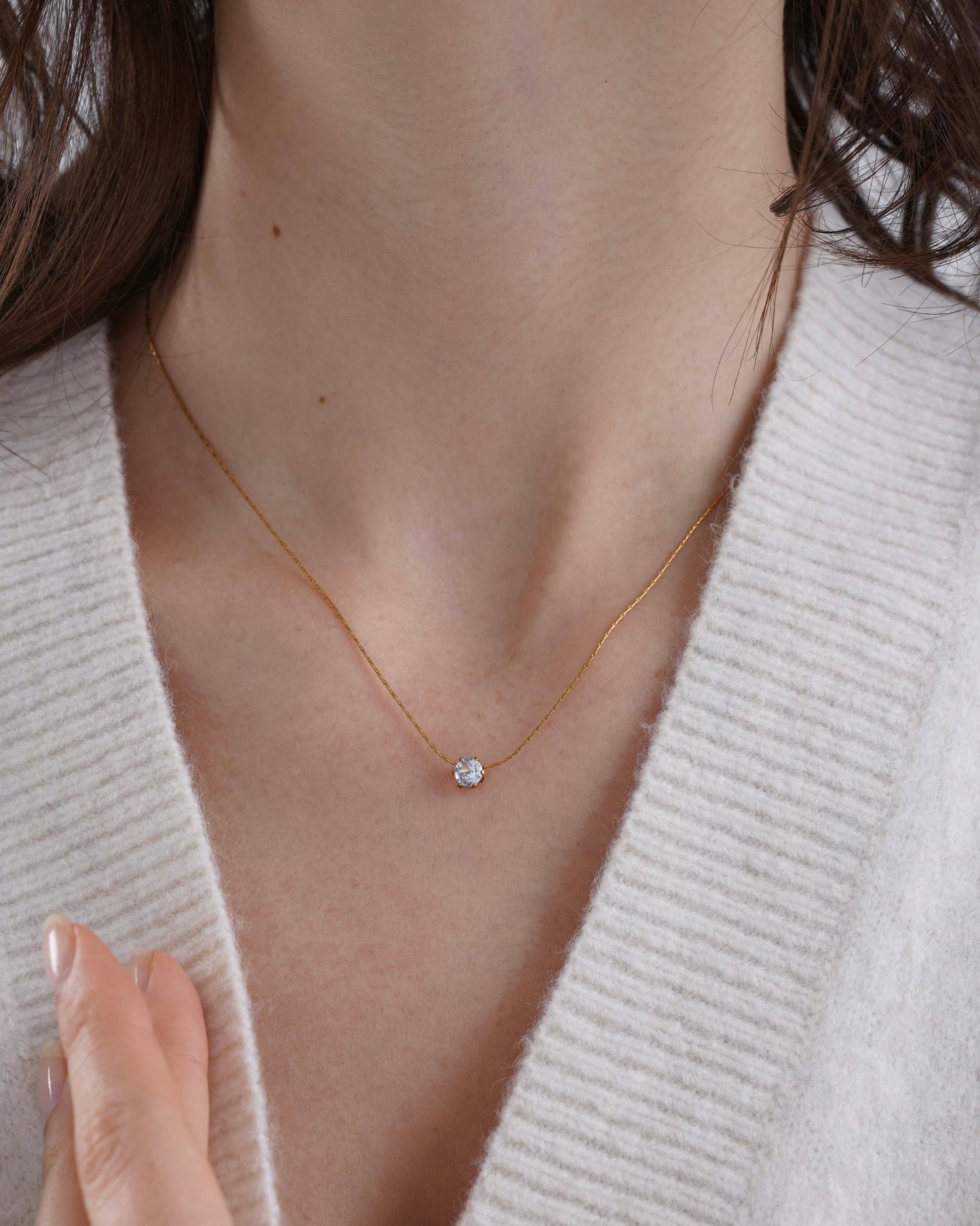Minimalist Round Necklace