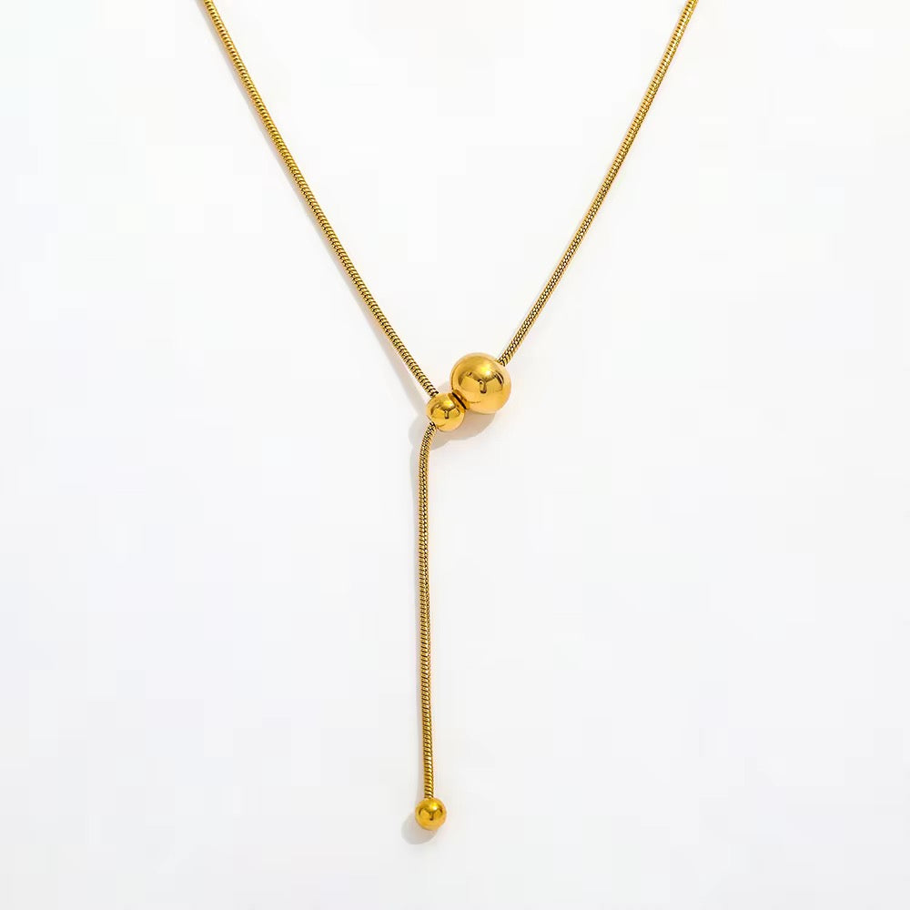 Drop Necklace Gold color