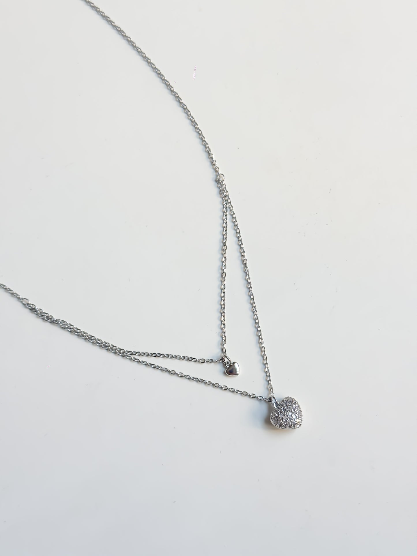 2 Layer Heart Necklace