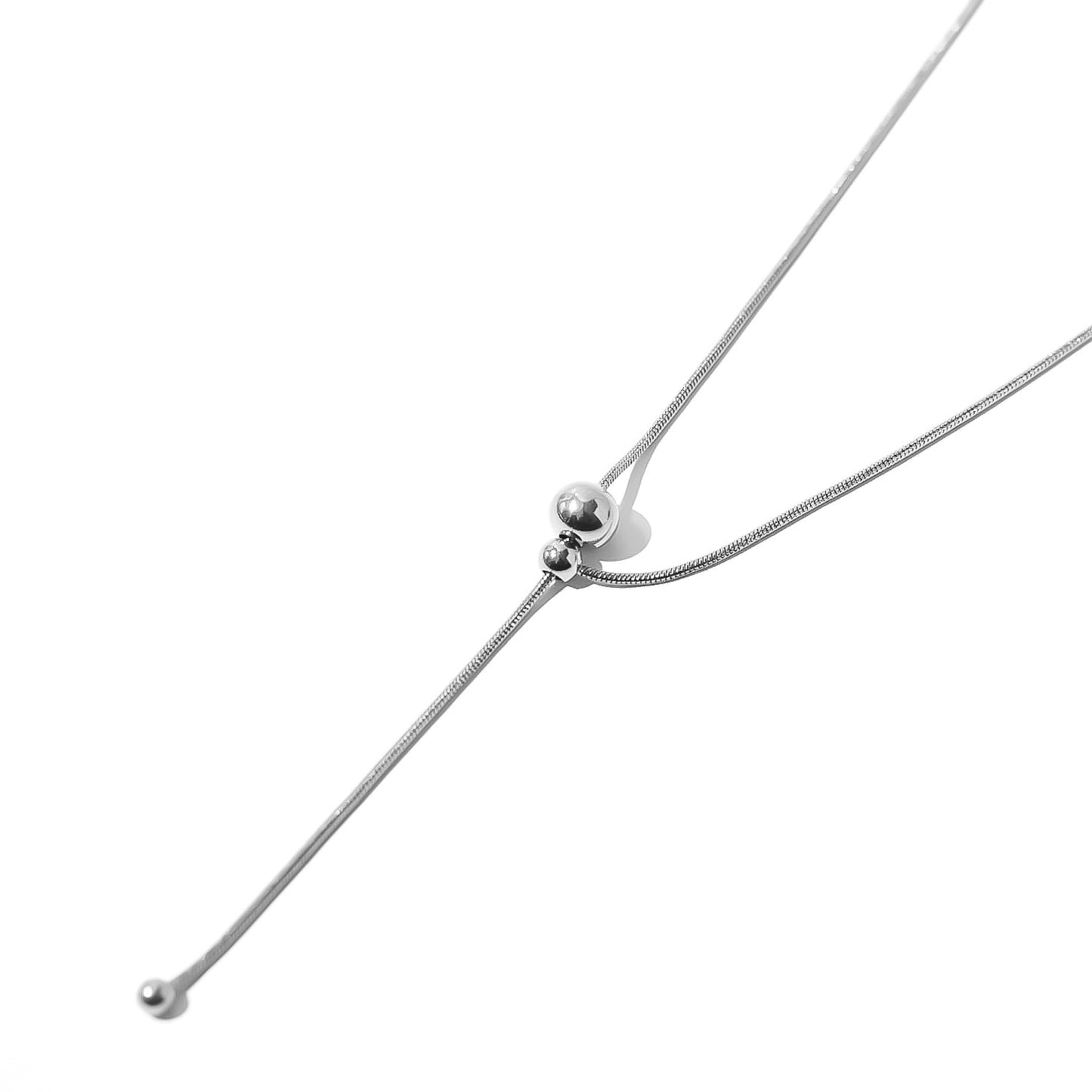Drop Necklace Silver
