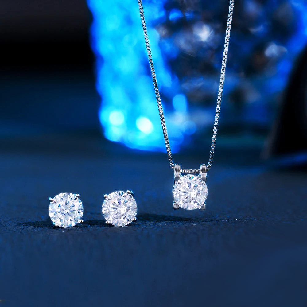 S925 Sterling Silver Jewelry Set