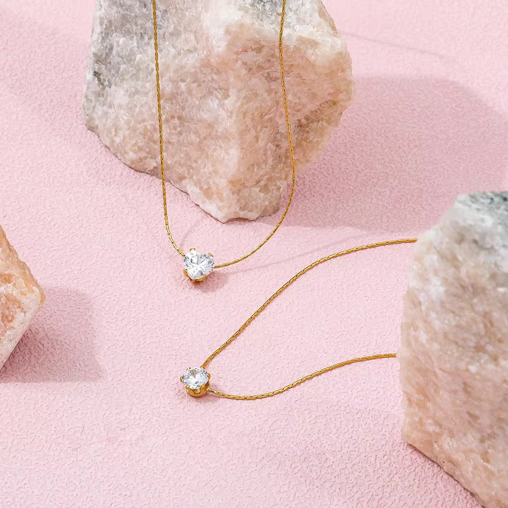 Minimalist Heart Necklace