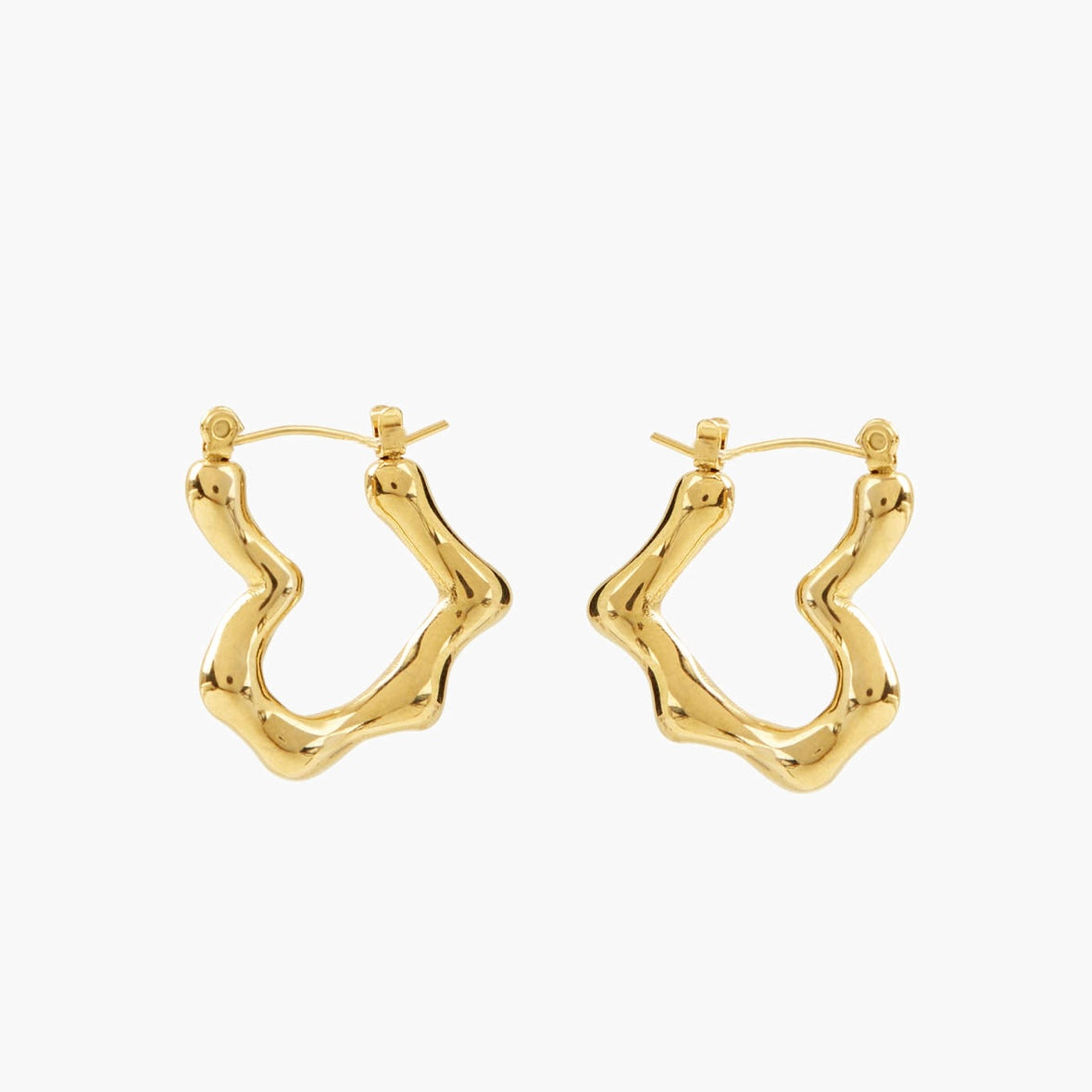 Heart Shaped Hoop Earrings М10424004