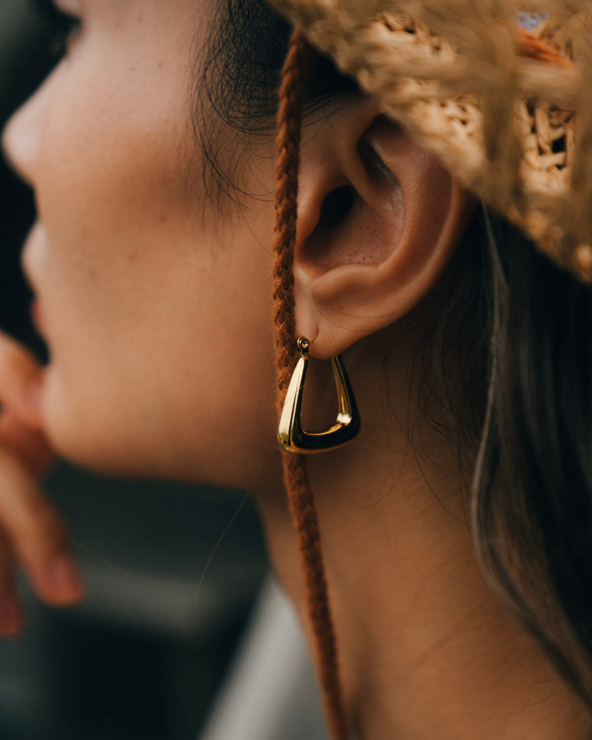 Geometric Hoop Earrings