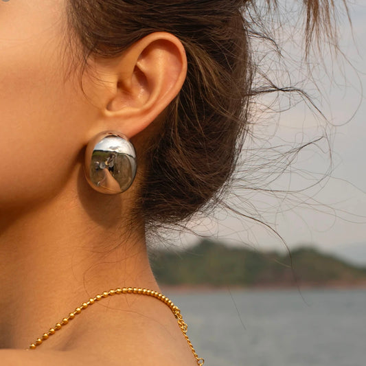 Big Surface Rings Earrings М10424021