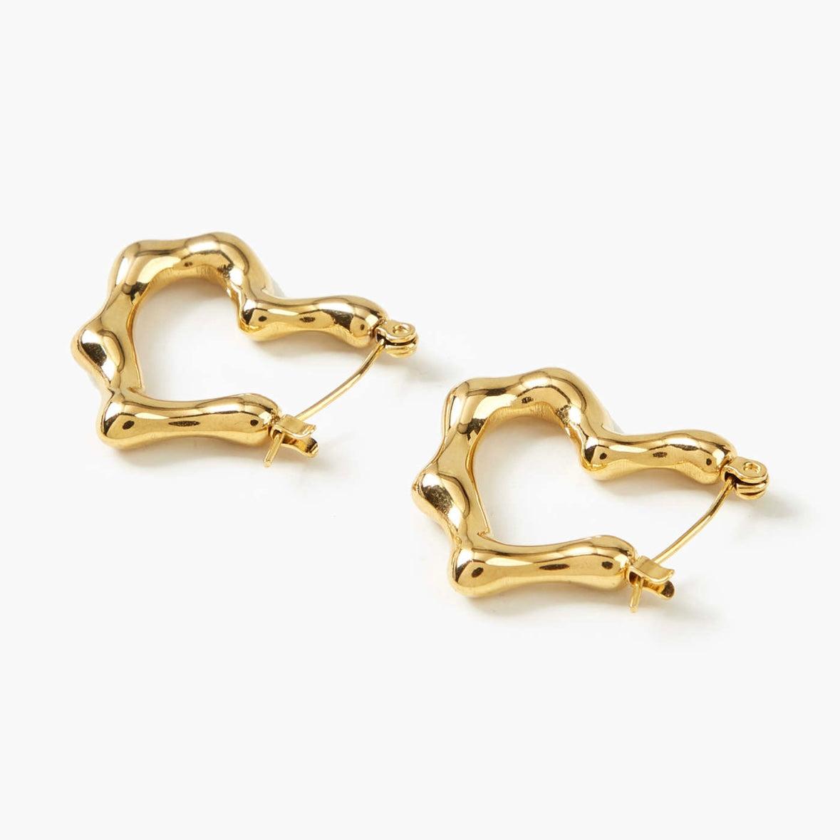 Heart Shaped Hoop Earrings М10424004