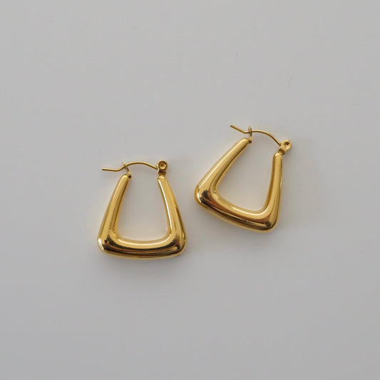 Geometric Hoop Earrings