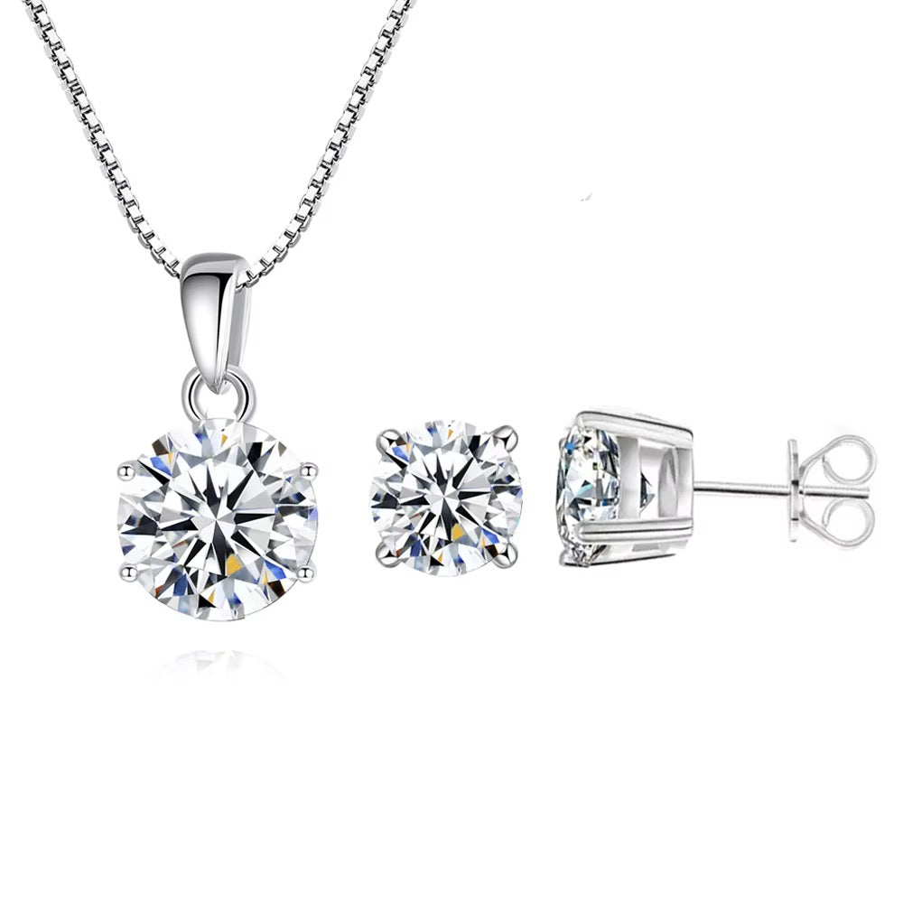 S925 Sterling Silver Jewelry Set