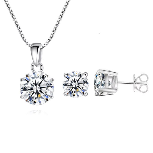 S925 Sterling Silver Jewelry Set