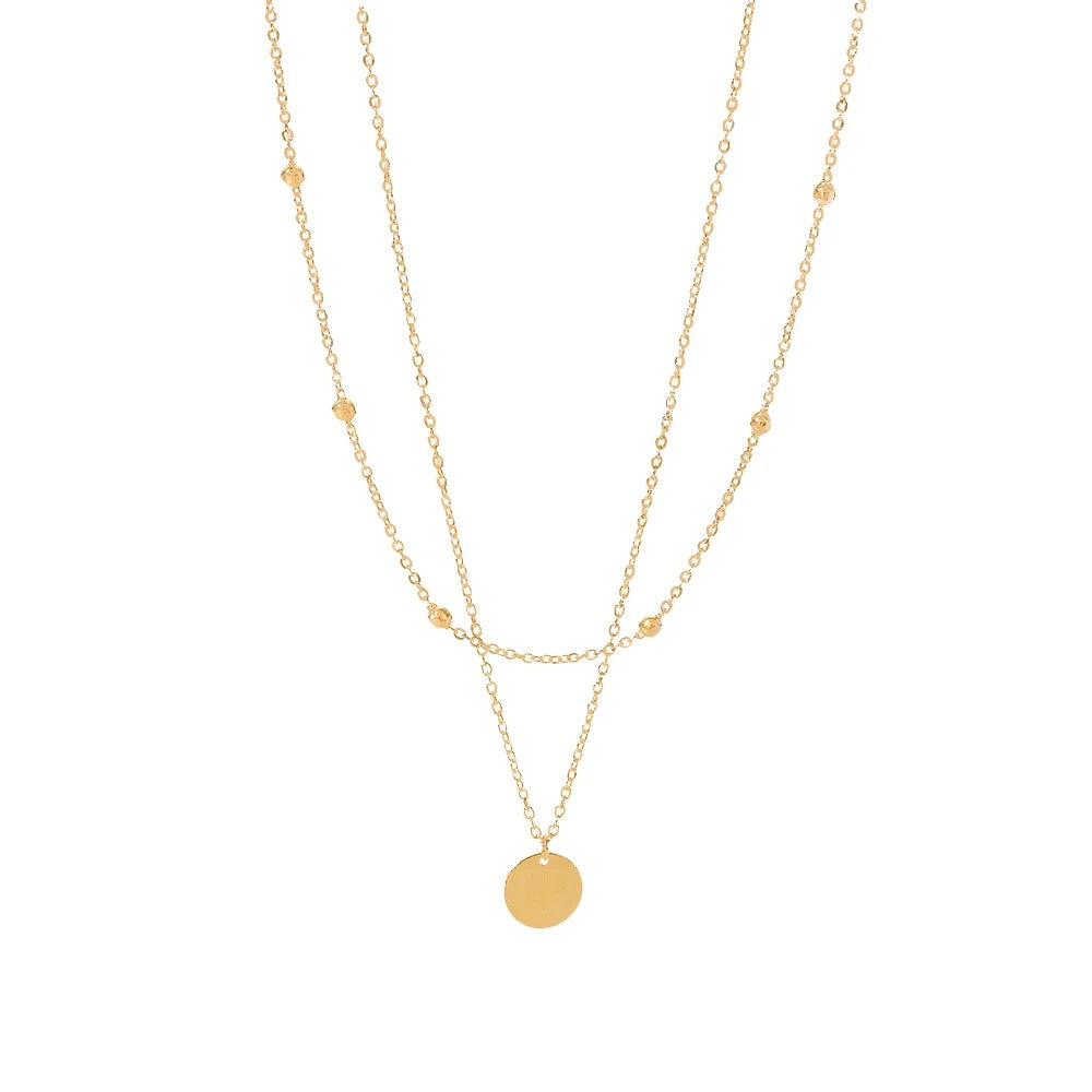 Double Layer Chain Necklace M10724046