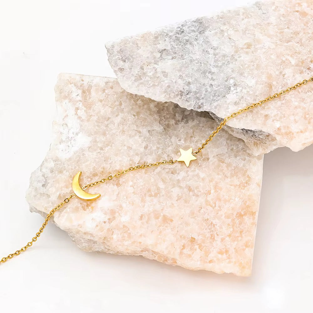 Moon & Star Bracelet