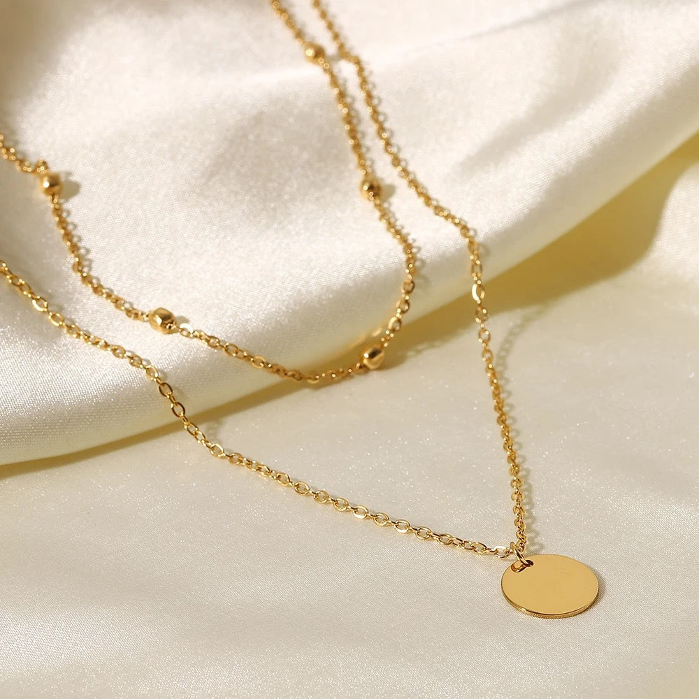 Double Layer Chain Necklace M10724046