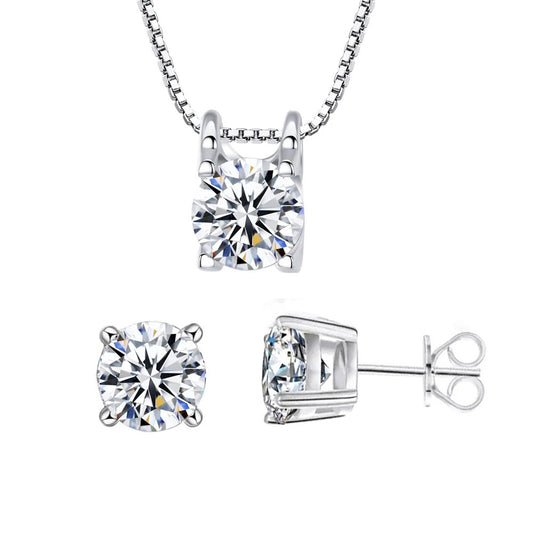 S925 Sterling Silver Jewelry Set