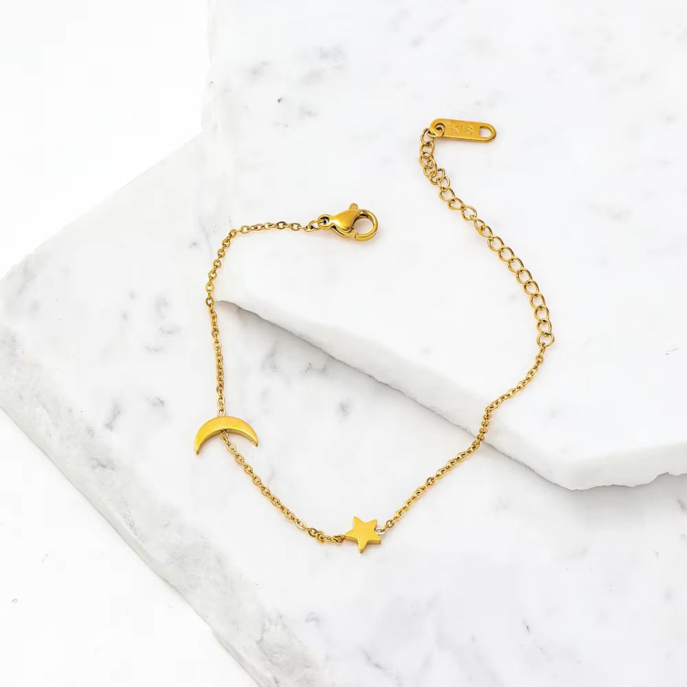 Moon & Star Bracelet