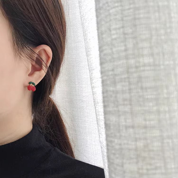 Cherry Stud Earrings
