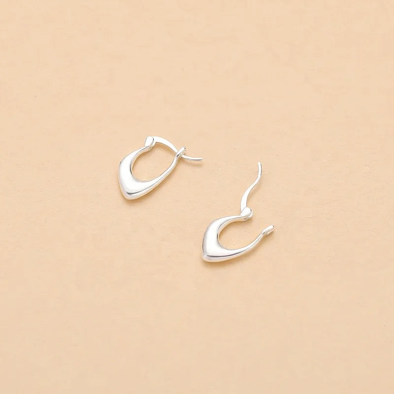 S925 Sterling Silver Minimal Hoop Earrings M10524105