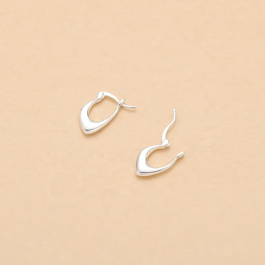 S925 Sterling Silver Minimal Hoop Earrings M10524105