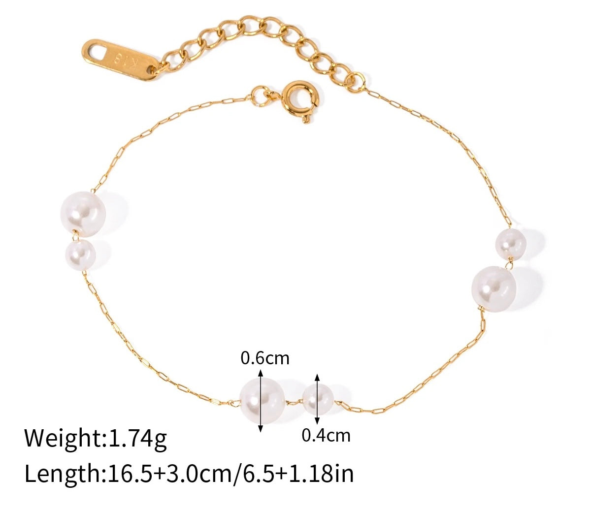 Minimal Pearl Bracelet M10724049