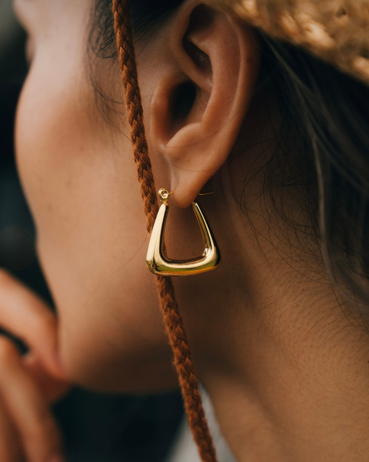 Geometric Hoop Earrings