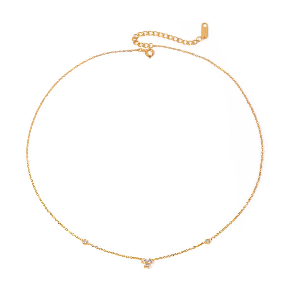 Minimal Leaf Necklace M10724047