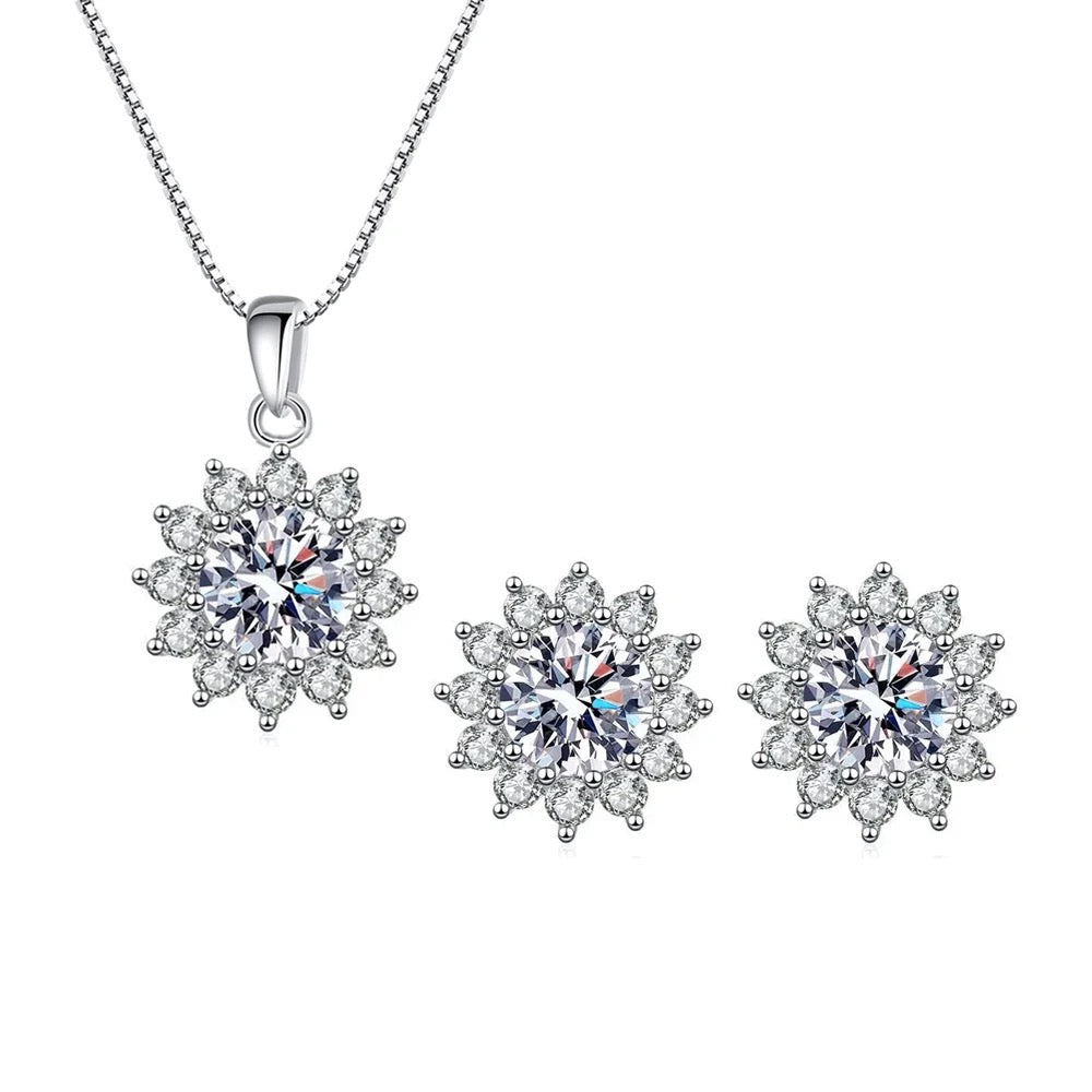 S925 Sterling Silver Bright Set