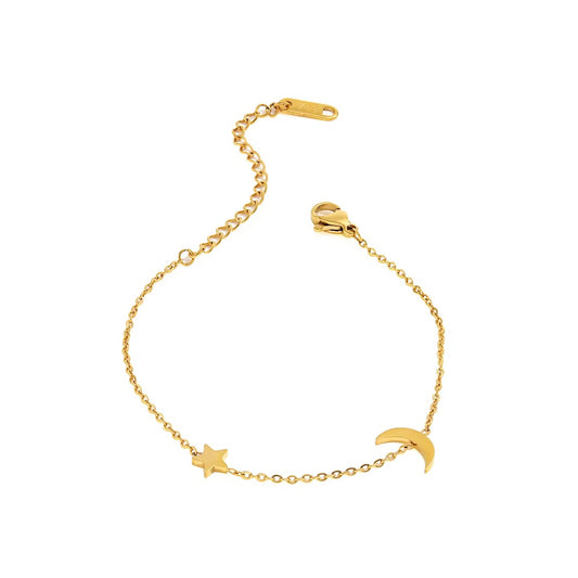 Moon & Star Bracelet
