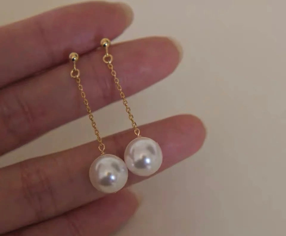 Pearl Drop Stud Earrings M10724039