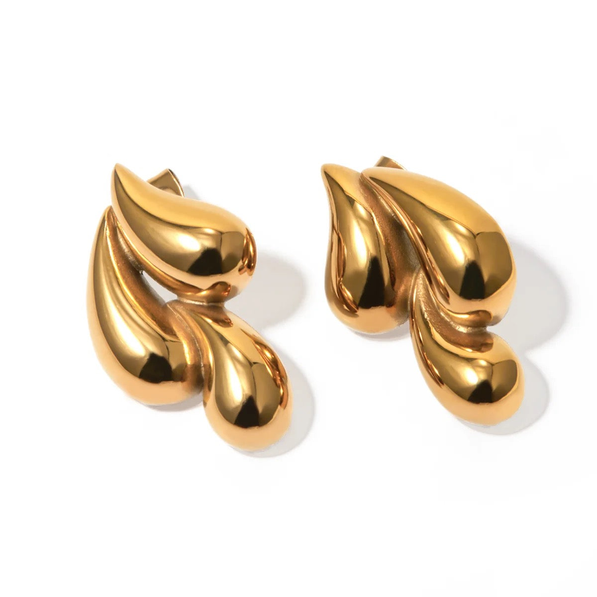 Glossy Multiple Water Drop earrings M10424073