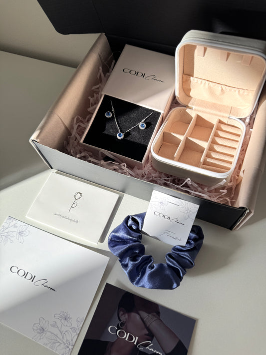 Gift set /S925 silver set + jewelry box/