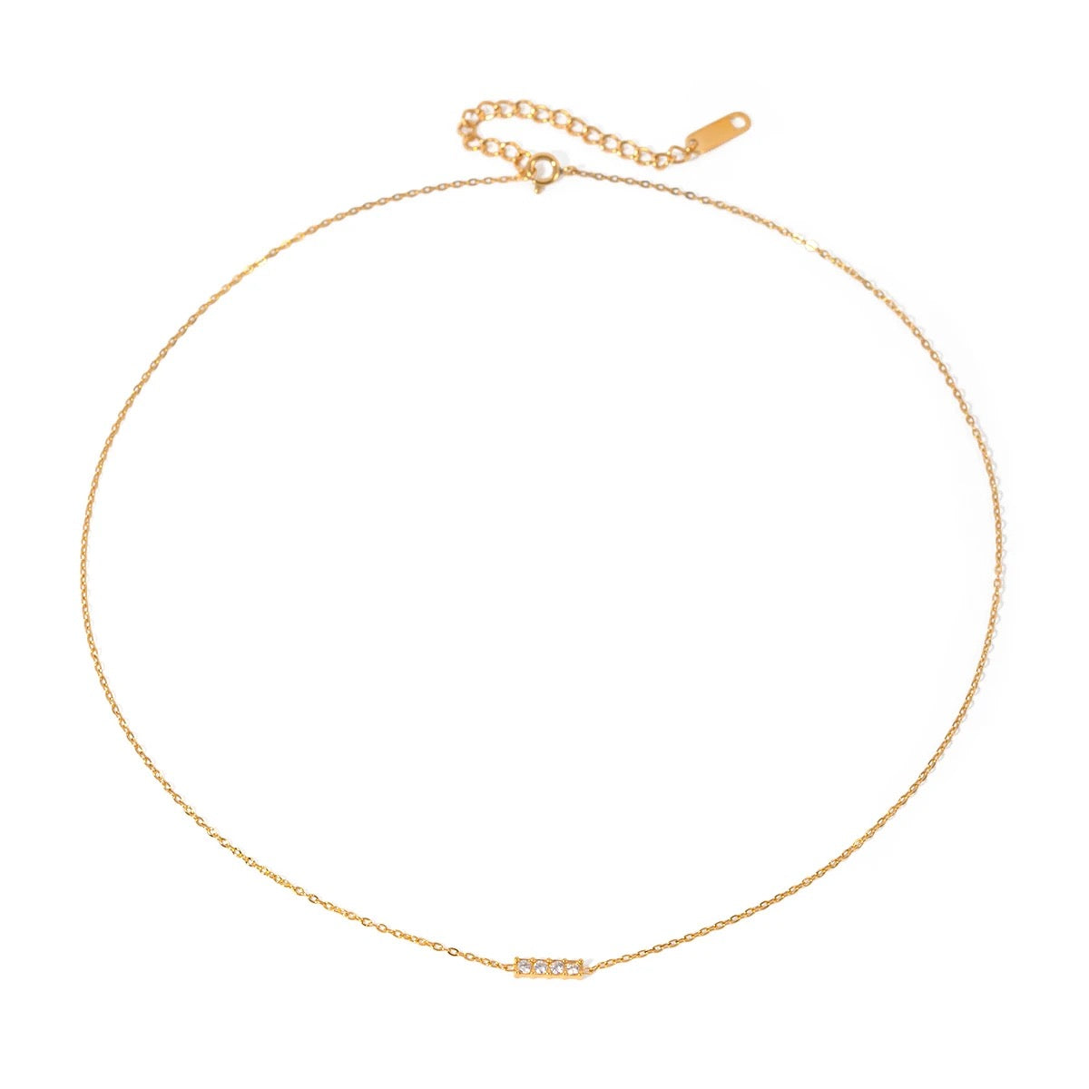 2 Face Minimal Necklace M10724052