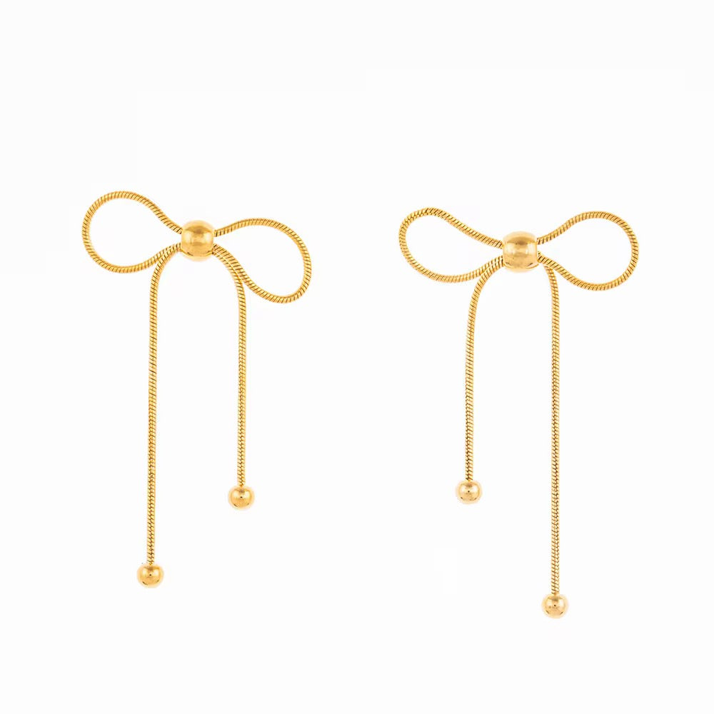 Bowknot Earrings & Necklace Set